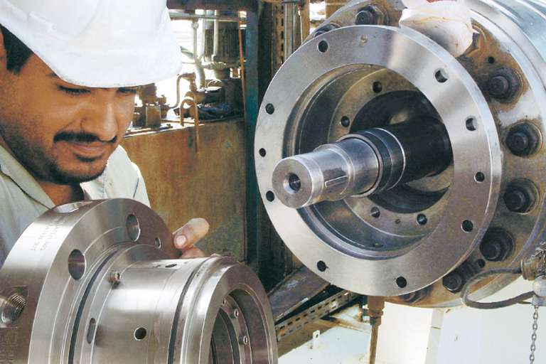 Shaft seals for helicoaxial multiphase pump