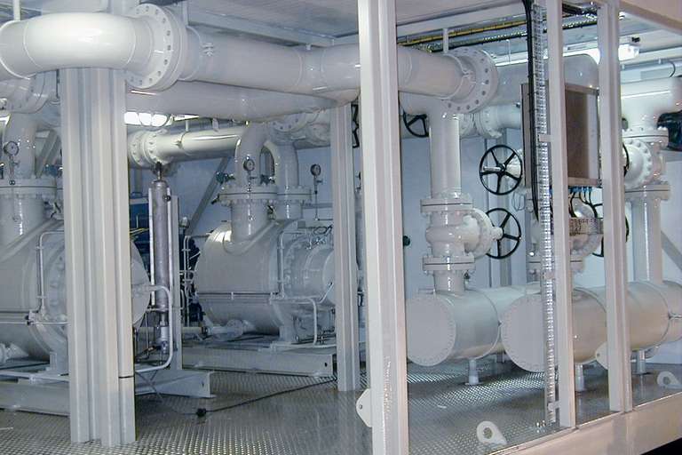 Cartridge shaft seal for multiphase pump