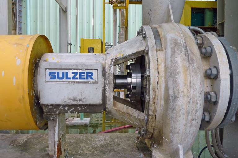 Single cartridge seal for pulp pump