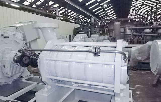 Multistage high pressure pump for reverse osmosis process